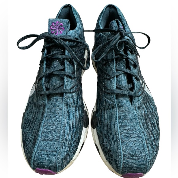 NIKE Zoom Flyknit Pegasus Turbo Road Running Shoes Teal Polka Dot Men’s 12 - Picture 2 of 10